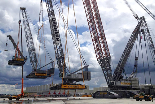 Liebherr Shows Impressive Lifting Capability - Sims Crane